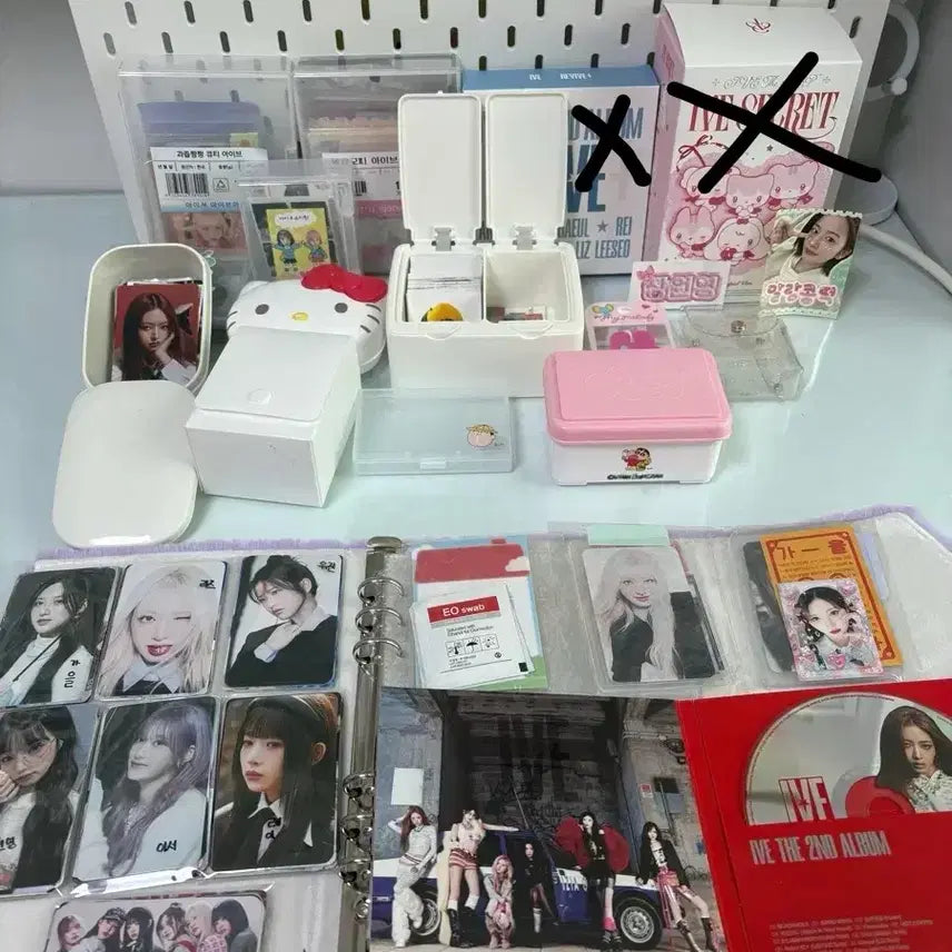 [BUNJANG] IVE Photocard &amp; Storage Bundle / 포장계 포카,통들