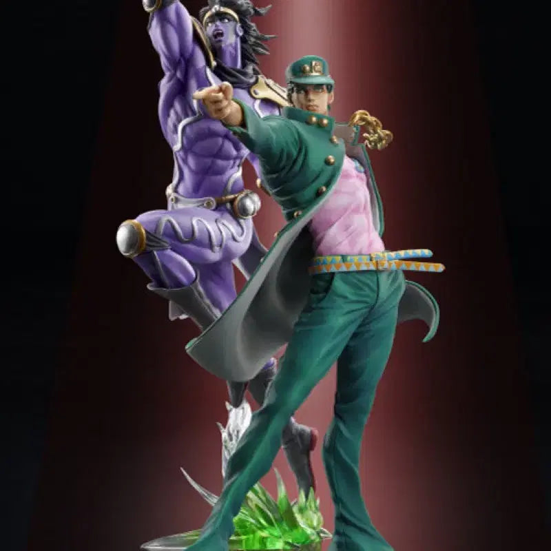 [BUNJANG] Statuerealm Jotaro Kujo &amp; Star Platinum Third Ver. Figure Set / 택포17.5) 2개 세트 죠죠 스태츄레전드 쿠죠 죠타로 스타 플래티나 서드 ver 피규어