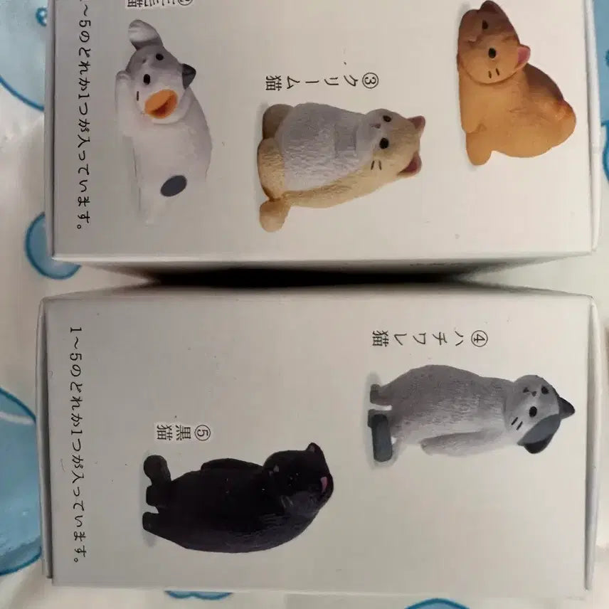 [BUNJANG] Unsealed Cat Figure 5 Types Set + Fox Figure / 3박스 !! 급처!! 미개봉 고양이 피규어 5종 세트,여우