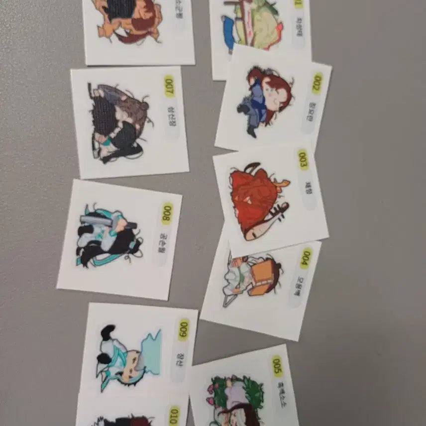[BUNJANG] Gwangmahoegwi Bungeoppang Sticker Set / 광마회귀 띠부 띠부띠부씰 스티커