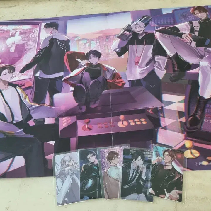 [BUNJANG] Mang-a-sal Deon Photocard Set (5 types) and Large Poster / 망아살더던포토카드5종과 대형포스터