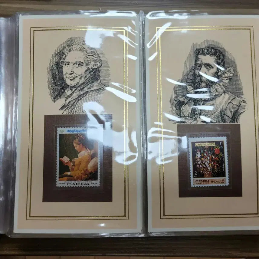 [BUNJANG] Masterpieces 100 Stamp &amp; Art Book / 명작 100선 우표  &amp;그림
