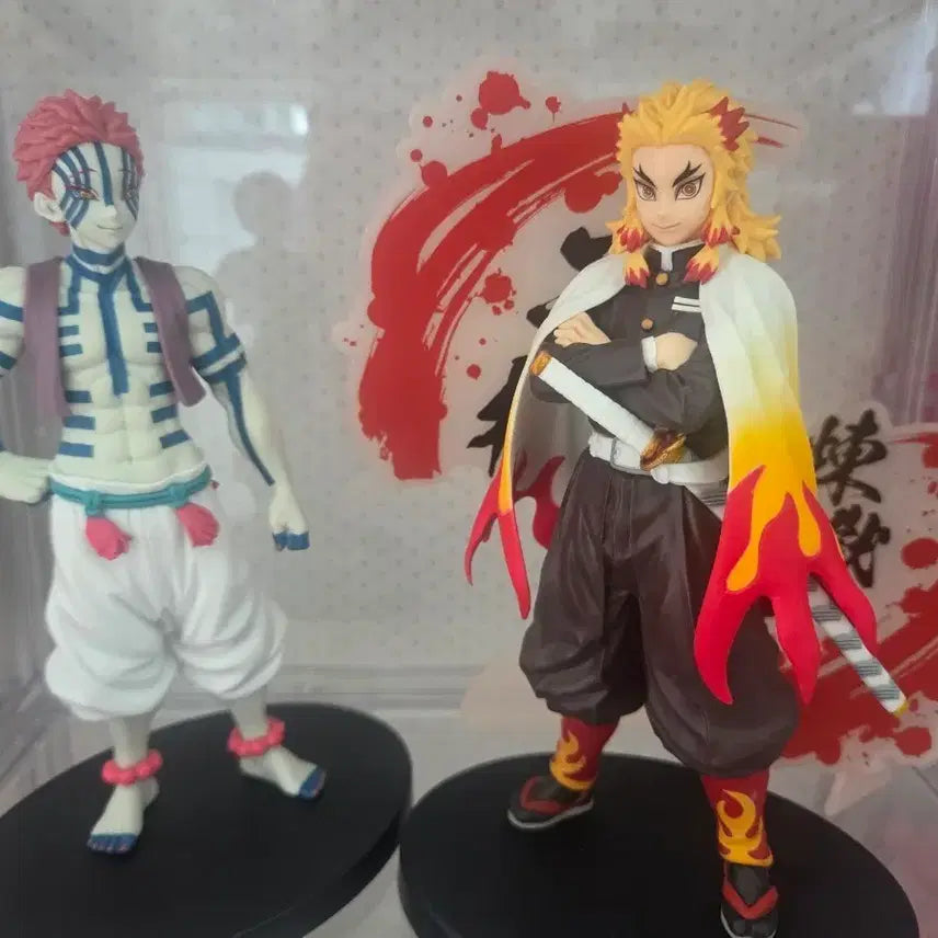 [BUNJANG] Demon Slayer Akaza &amp; Rengoku Figure Bundle / 귀멸의칼날 아카자,렌고쿠 피규어 일괄 판매