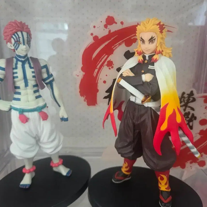 [BUNJANG] Demon Slayer Akaza &amp; Rengoku Figure Bundle / 귀멸의칼날 아카자,렌고쿠 피규어 일괄 판매