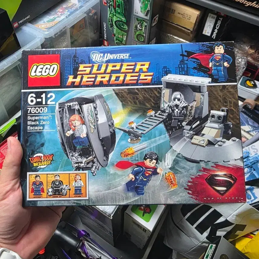 [BUNJANG] LEGO DC Super Heroes 76009 Superman Black Zero Escape Set (Sealed) / 레고 DC 슈퍼히어로 76009 슈퍼맨 블랙 제로 탈출 미개봉