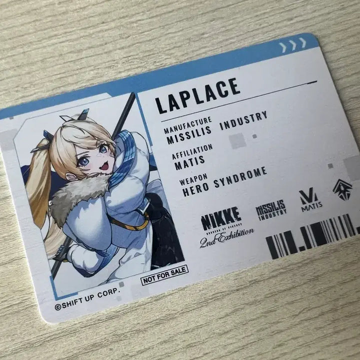 [BUNJANG] Nier LaPlace 2nd Exhibition ID Card / 니케 라플라스 카드 2차 전시회 ID카드