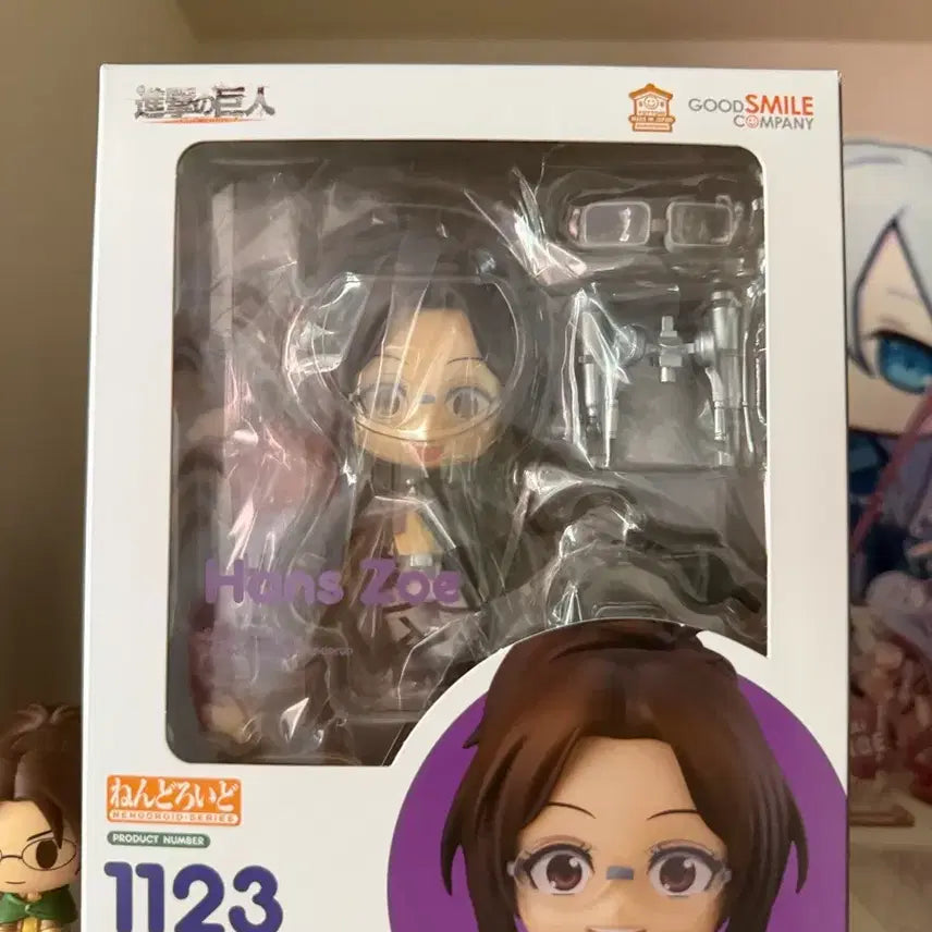 [BUNJANG] Attack on Titan Hange Nendoroid &amp; Chokonokko Bundle Set / 진격의 거인 한지 넨도로이드, 쵸코노코 일괄 양도