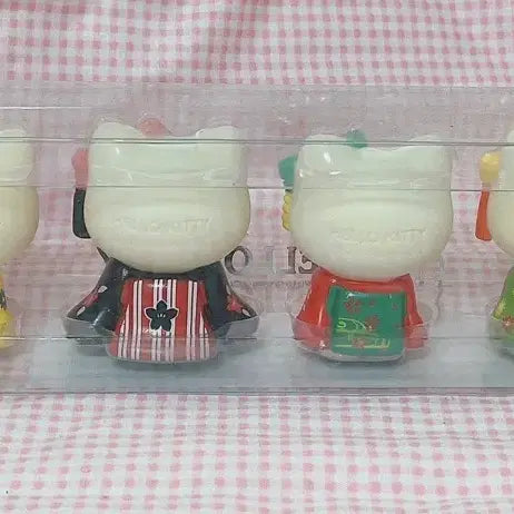 [BUNJANG] Classic Kitty Kimono Figure Set (6 Pieces) / 고전키티 기모노 피규어 6개 세트