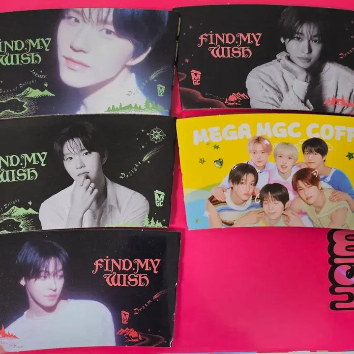 [BUNJANG] NCT WISH Mega Coffee Cup Holder Bundle Set / 일괄) 메가커피 엔위시 컵홀더