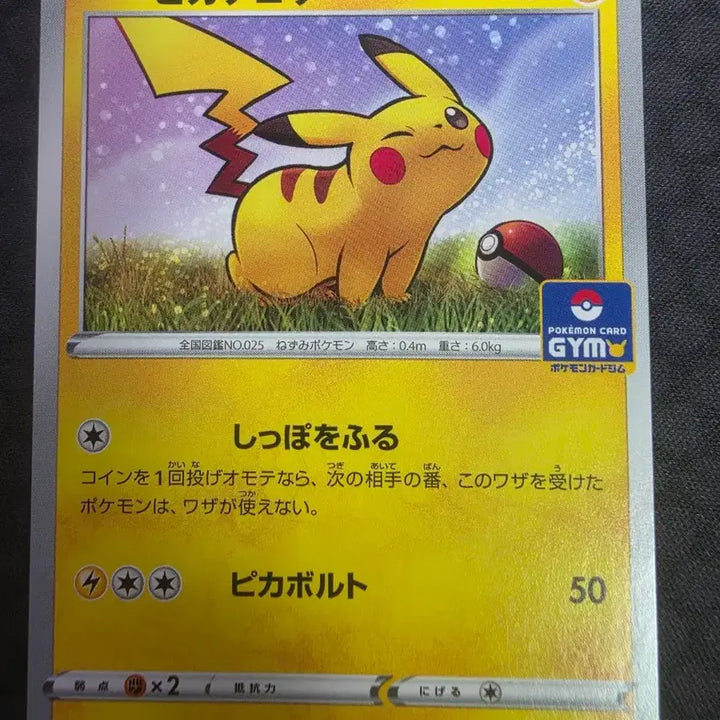 [BUNJANG] Pikachu Promo Sword &amp; Shield Japanese Edition / 피카츄 프로모 소드실드 일판