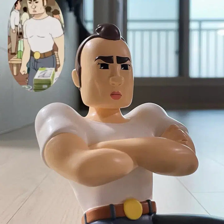 [BUNJANG] Crayon Shin-chan Bulgogi Road Truck Uncle &amp; Manager Figure / 짱구는 못말려 불고기로드 트럭 아저씨&amp;부장님 피규어