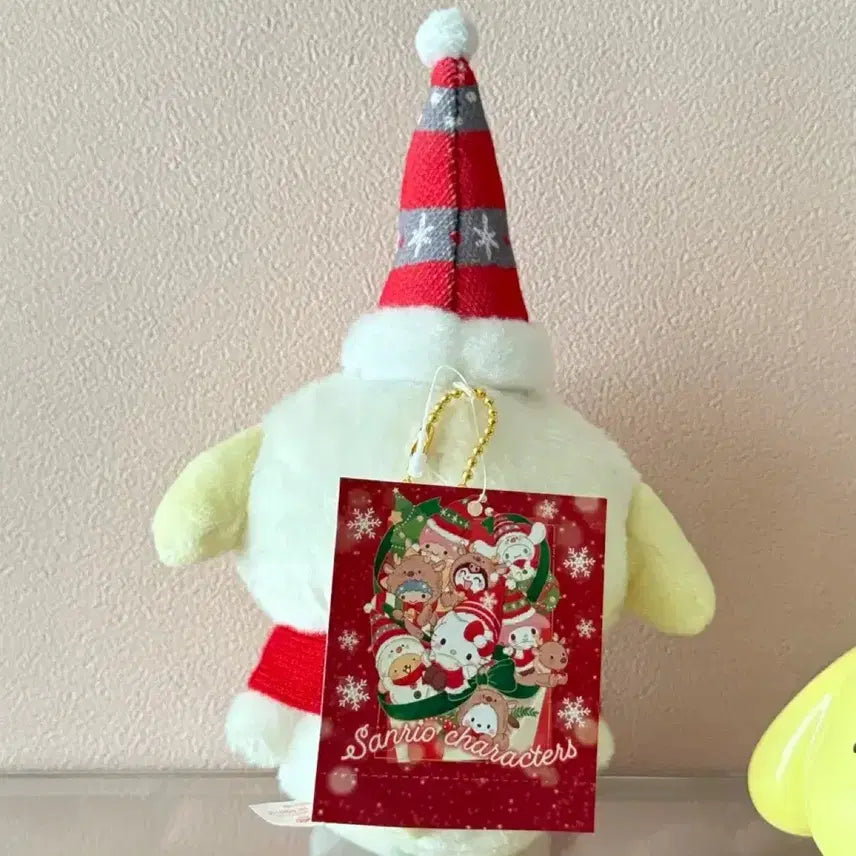 [BUNJANG] Pompompurin Christmas Snowman Plush Toy (with Tag) / (택O)폼폼푸린 크리스마스 눈사람 인형