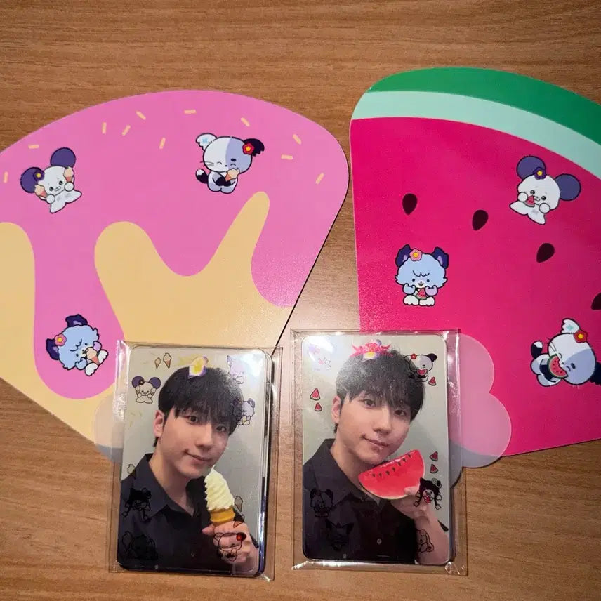 [BUNJANG] Xdinary Heroes Summer Concert Photocard &amp; Fan Bundle Set / 엑디즈 썸머콘 입장포카,부채 첫콘+막콘