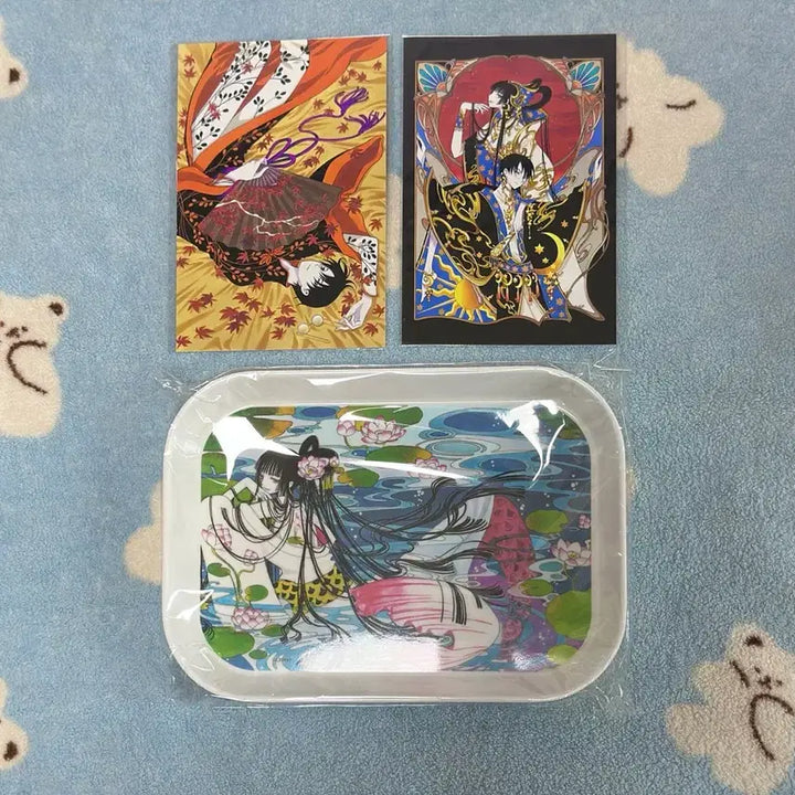 [BUNJANG] CLAMP xxxHOLiC Postcard Set &amp; Tray / 클램프전 xxx홀릭 엽서 2종&amp;트레이