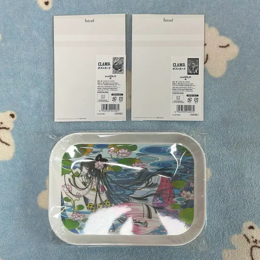 [BUNJANG] CLAMP xxxHOLiC Postcard Set &amp; Tray / 클램프전 xxx홀릭 엽서 2종&amp;트레이
