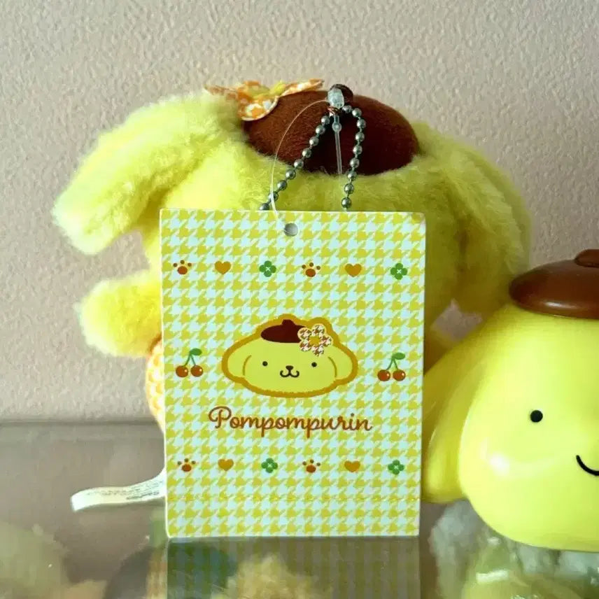 [BUNJANG] Pompompurin Kaohana Mascot Plush / (택O) 폼폼푸린 카오하나 마스코트 인형