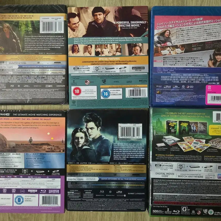[BUNJANG] Movie Collection: The Hunger Games, Twilight, Star Wars, The Wizard of Oz, Spy, One Flew Over the Cuckoo&
