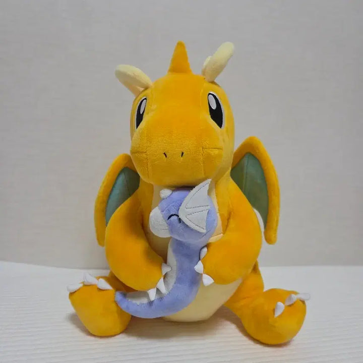 [BUNJANG] Pokemon Center Dragonite &amp; Minccino Large Plush Doll / 포켓몬 포케센 망나뇽 미뇽 테카이 반세이 대형 인형 누이
