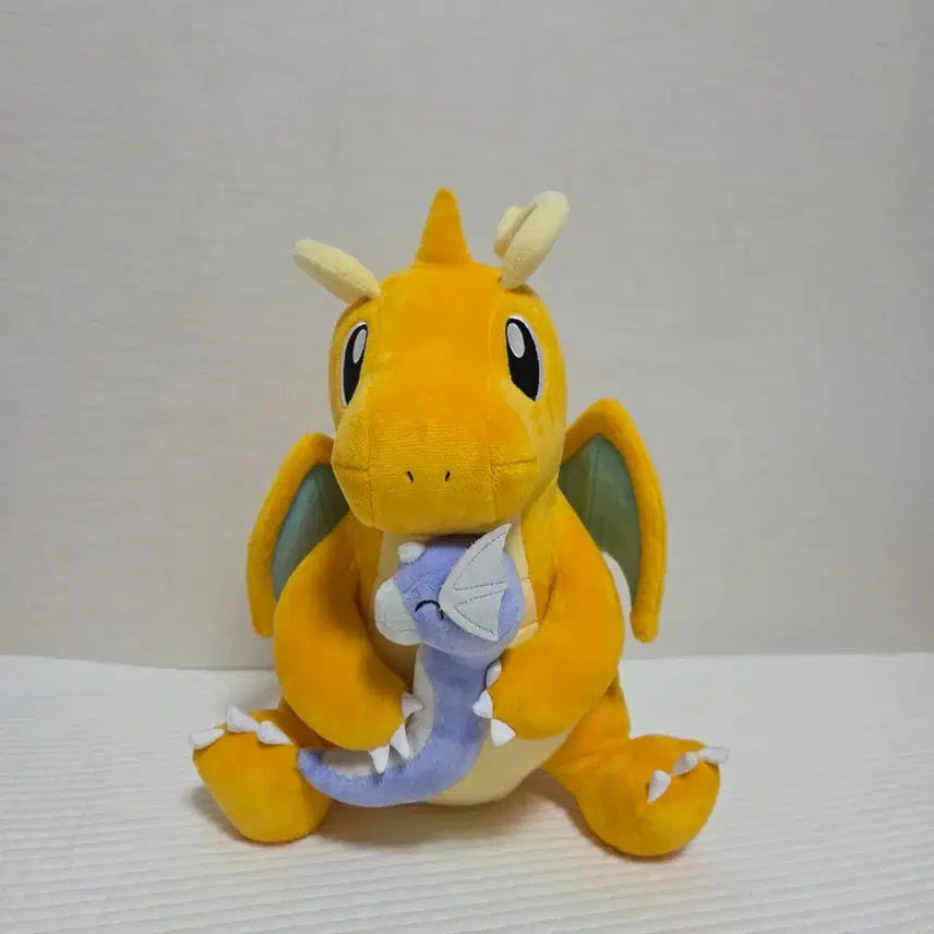 [BUNJANG] Pokemon Center Dragonite &amp; Minccino Large Plush Doll / 포켓몬 포케센 망나뇽 미뇽 테카이 반세이 대형 인형 누이