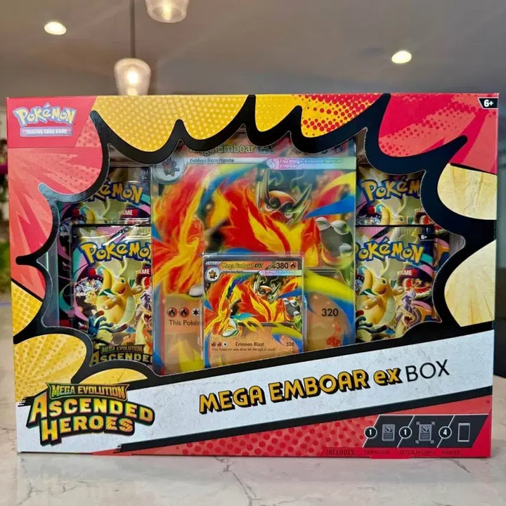 [BUNJANG] Pokemon TCG North American Mega Ampharos EX Box - Ascended Heroes / 미개봉 포켓몬스터 어센디드 히어로즈 북미판 메가엠보아 EX 박스