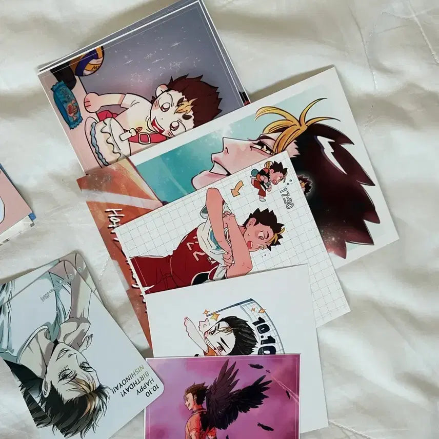 [BUNJANG] Haikyuu Nishinoya Unofficial Postcard Set / 하이큐 니시노야 비공굿 엽서