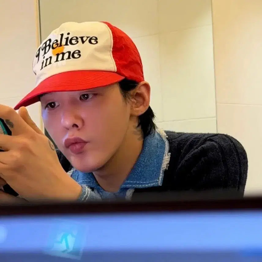 [BUNJANG] Peaceminusone x Verdy 5 Panel Ball Cap Red / 피스마이너스원 x 베르디 5 패널 볼캡 레드