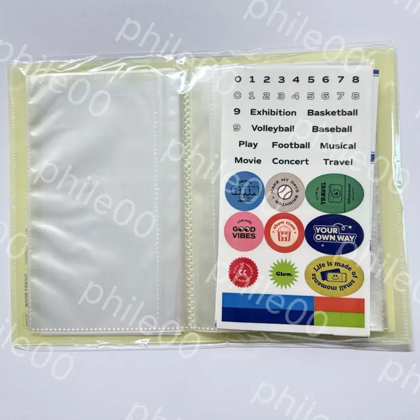 [BUNJANG] Sticker File Holder / 스티커 파일 보관함