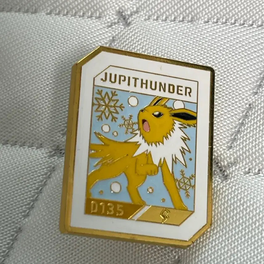 [BUNJANG] Pokemon Thunderbolt (Jolteon) Isaac Toast Badge / 포켓몬스터 쥬피썬더 이삭토스트 뱃지