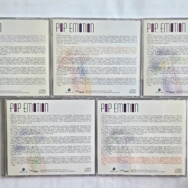 [BUNJANG] Pop Emotion 5CD Album / 팝 에모션 5CD 앨범