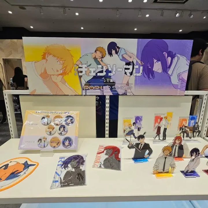 [BUNJANG] Chainsaw Man Reze &amp; Makima Osaka/Tokyo Pop-up Clear Pouch / 체인소맨 레제편 오사카 도쿄 팝업 레제 마키마 클리어 파우치 굿즈