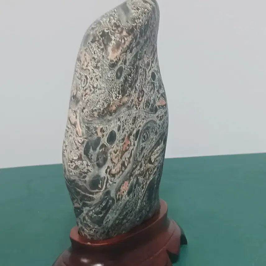 [BUNJANG] Yeongdeok Tiger-Patterned Stone / 수석(영덕공작석)