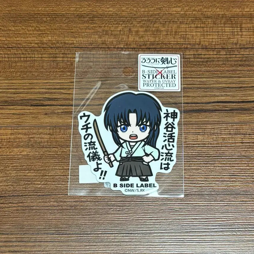 [BUNJANG] Rurouni Kenshin Kaoru Kamiya B-SIDE LABEL Sticker Goods / 바람의 검심 카미야 카오루 B-SIDE LABEL 스티커 굿즈