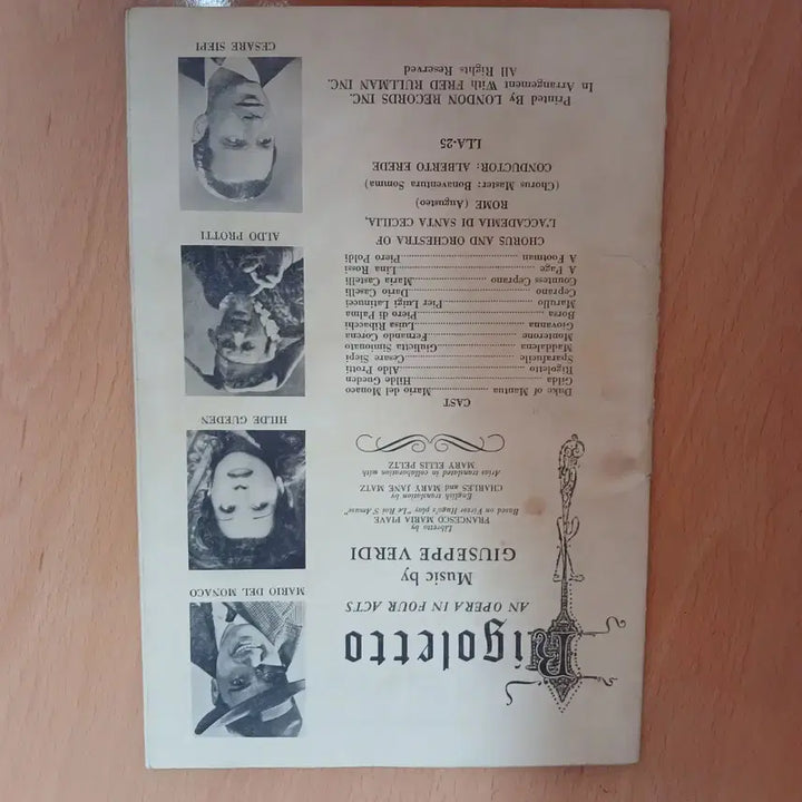 [BUNJANG] Verdi Rigoletto 3LP London Records / 3장 LP 베르디 리골렛토 LP 런던 레코드 할인