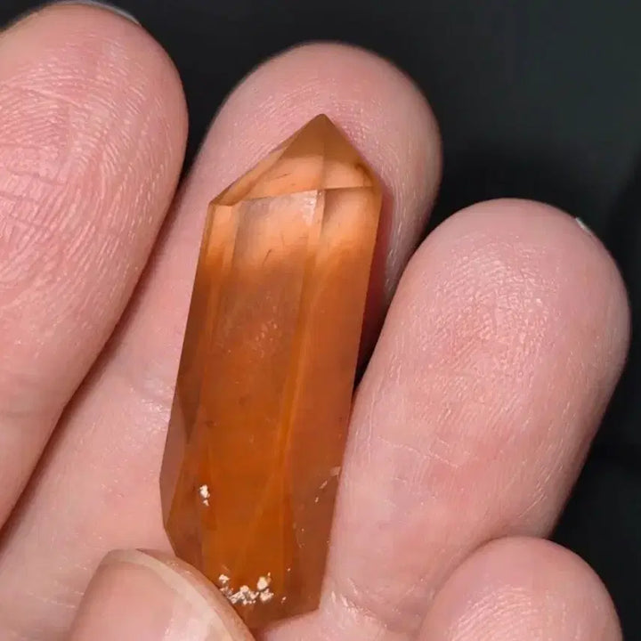 [BUNJANG] Rare Rabbit Hair Rutilated Quartz Raw Stone / 희귀!  주홍빛 아름다운 래빗헤어 루틸쿼츠 원석 포인트 광물 보석