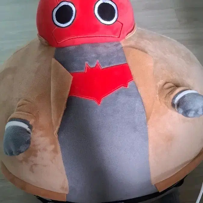 [BUNJANG] DC Comics Jason Todd Red Hood "Fatson" Plush Toy / dc 코믹스 배트맨 비공식 제이슨 토드 레드후드 팻슨 인형