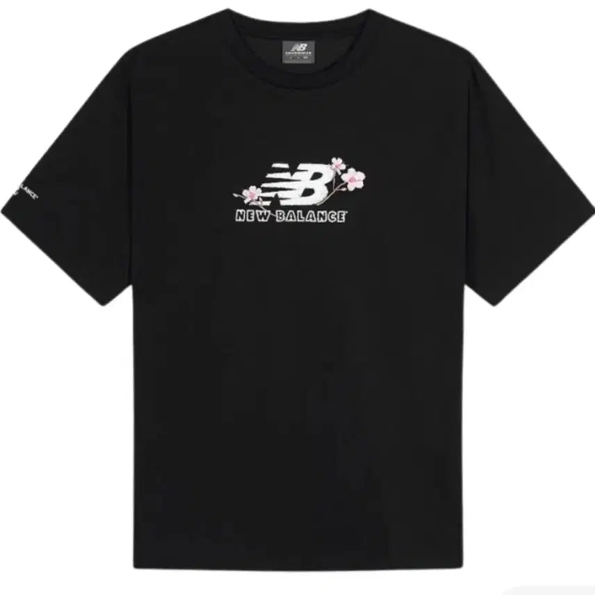 [BUNJANG] IU New Balance Flower Glove T-Shirt Black XL (Sealed) / 아이유 뉴발란스 플라워 글로브 티 미개봉