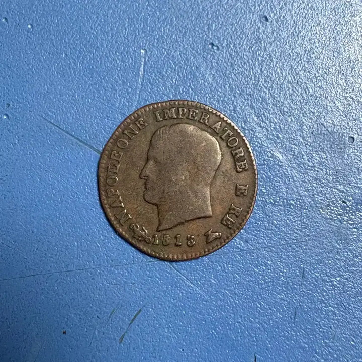 [BUNJANG] Italian Kingdom Napoleon Bonaparte 5 Centesimi Coin - Venice 1810 / 이탈리아 왕국 나폴레옹 보나파르트 5센트 동전, 1810년 베니스