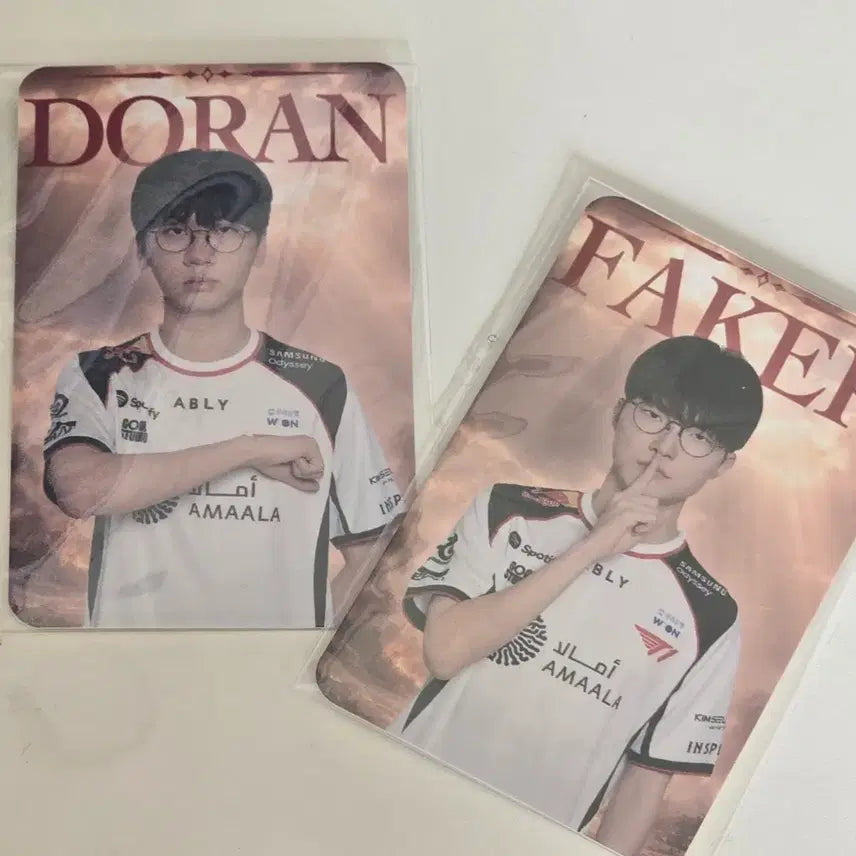 [BUNJANG] T1 Faker Doran Photocard Bundle Set / t1 하이디라오 페이커 도란 포카 일괄