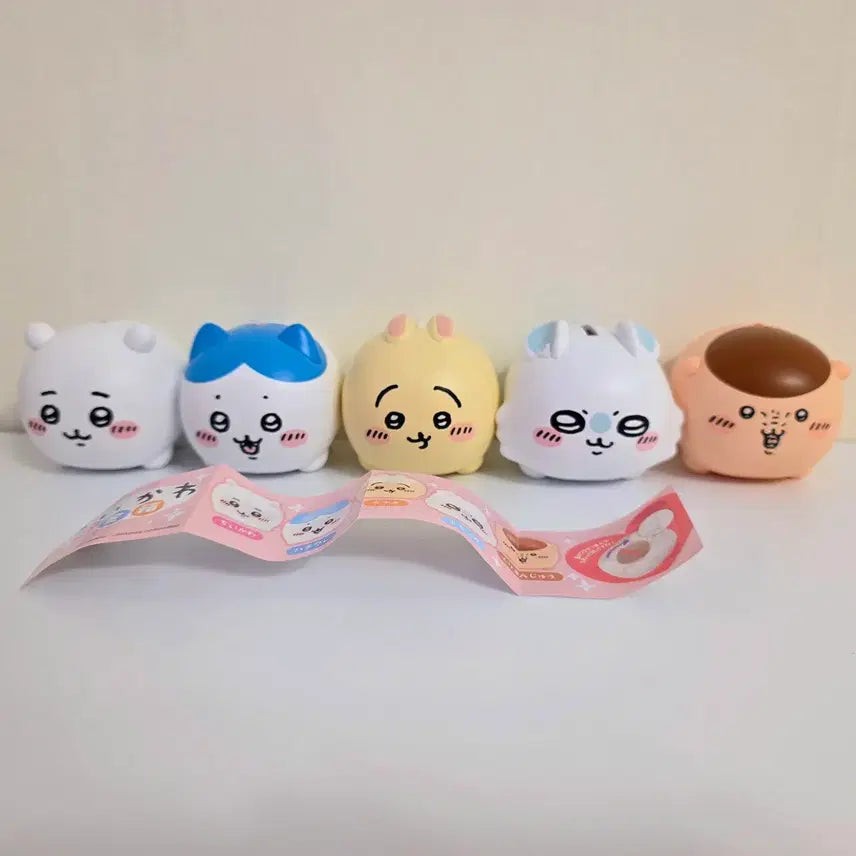 [BUNJANG] Chiikawa Gacha 5 Types Coin Bank Set / 치이카와 저금통 5종 가챠 새상품