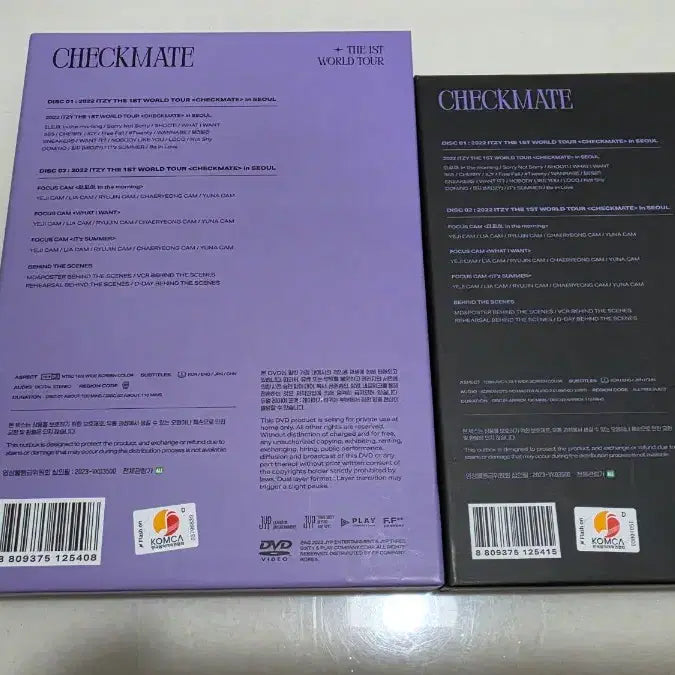 [BUNJANG] ITZY CHECKMATE World Tour Seoul DVD &amp; Blu-ray Bundle Set / 있지 ITZY CHECKMATE DVD / 블루레이 일괄
