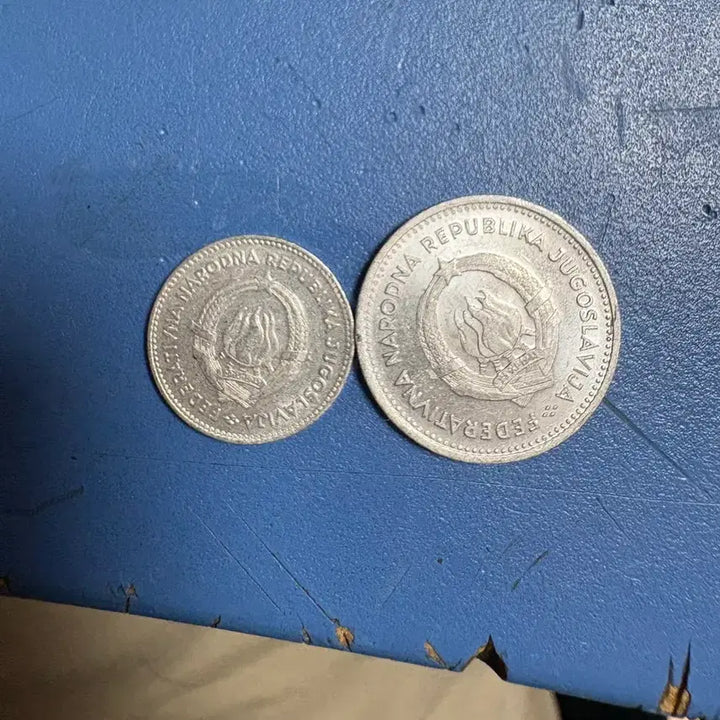 [BUNJANG] Yugoslavia 1953 50 Para &amp; 2 Dinari Coin Set / 유고슬라비아 1953 50 파라 &amp; 2 디나리 동전 2개 세트