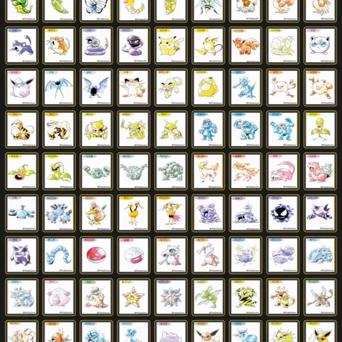 [BUNJANG] Pokemon 30th Anniversary Artworks Special Ddakji Collection Book / 포켓몬 30주년 아트웍 스페셜 띠부실 도감 100종