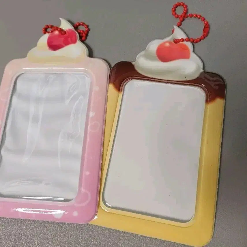 [BUNJANG] Bundle Set Cherry Photocard Holder / [일괄] 푸딩 체리 포토카드 홀더 포카홀더