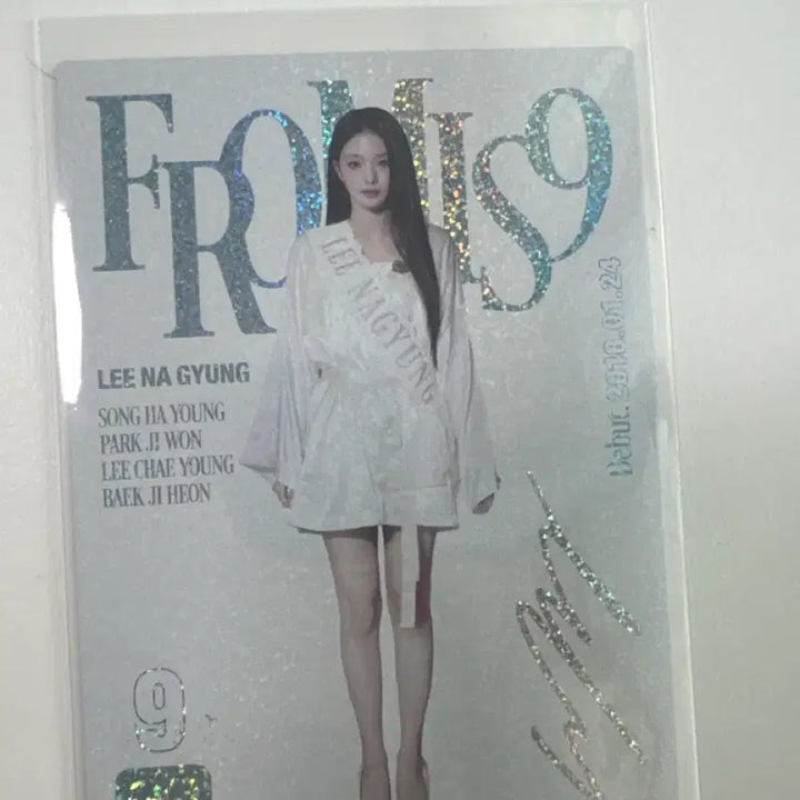 [BUNJANG] Lee Nakyung 50 Limited Edition Print Auto Photocard 30/50 / 이나경 프린트오토 50한정 30/50