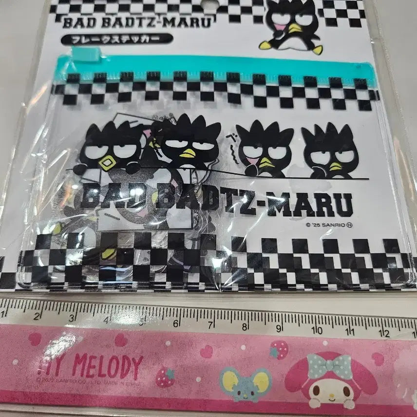 [BUNJANG] Bartzmaru Pouch &amp; 48 Sticker Set (Japan) / 바츠마루 파우치.스티커 48매 셋트 일본제