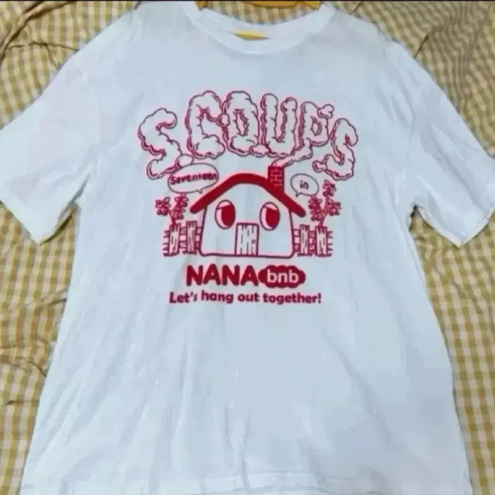 [BUNJANG] S.Coups Nana Dorm T-Shirt (M) Bundle Set with Bongbong Keyring and Pukangi President Limited Photocard / 봉봉이키링+나나민박티셔츠M사이즈(에스쿱스)+뿌깡이 회장한정포카 일괄