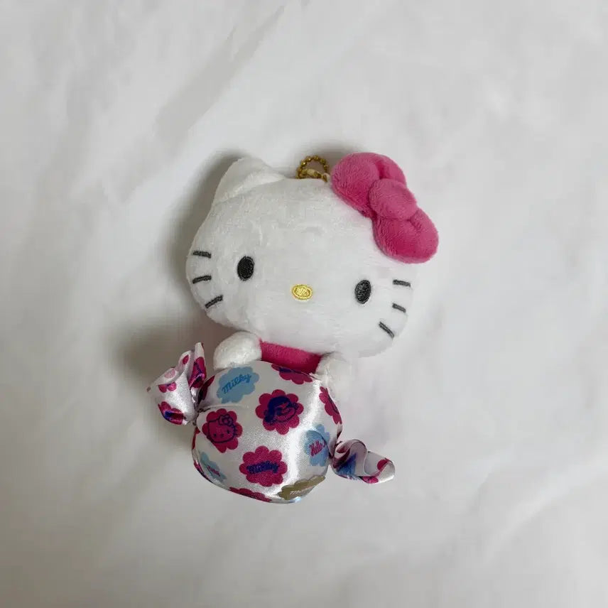 [BUNJANG] Sanrio Hello Kitty x Peko-chan Candy Doll Keychain / 산리오 헬로키티 밀키 페코짱 캔디 인형 키링