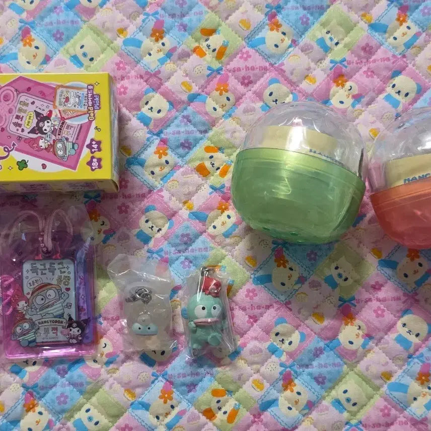 [BUNJANG] Hangyodong Latte Kuma Gacha Figure 5-Piece Bundle Set / 한교동 라떼쿠마 가챠 피규어 5종 일괄