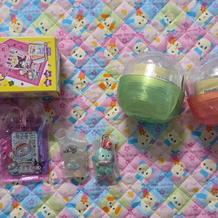 [BUNJANG] Hangyodong Latte Kuma Gacha Figure 5-Piece Bundle Set / 한교동 라떼쿠마 가챠 피규어 5종 일괄
