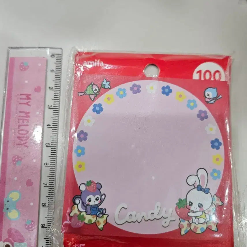 [BUNJANG] Retro Rabbit Memo Pad (Red) / 일본메모지 레트로 우사기찬 레드